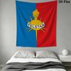 Telstar Football Club 1 Wall Tapestry Aesthetic Wall Hanging Printed Fabric Blanket Decorative Tapestries for Bedroom Living Room Home Decor