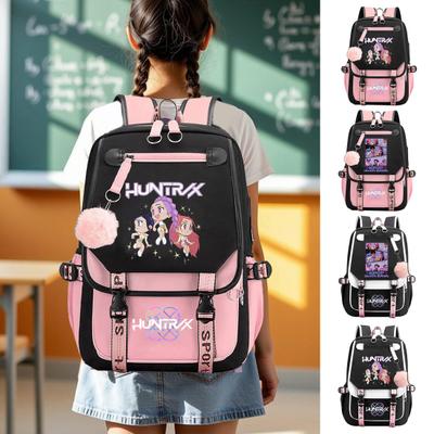Large Capacity Backpack Hunters Prints Lightweight Travel Backpack Commuter Bag with Multiple Compartments for School Street Daily Outings