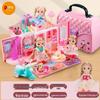 Children's Castle Role-Playing Set: Princess Doll, Hut, and Fruit Cutting Toy for Ages 3-6