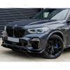 High Quality ABS 4Pcs Car Front Lip Bumper Spoiler Body Kit Glossy Black Carbon Fiber Look For BMW X5 G05 M Sport 2019 To 2026