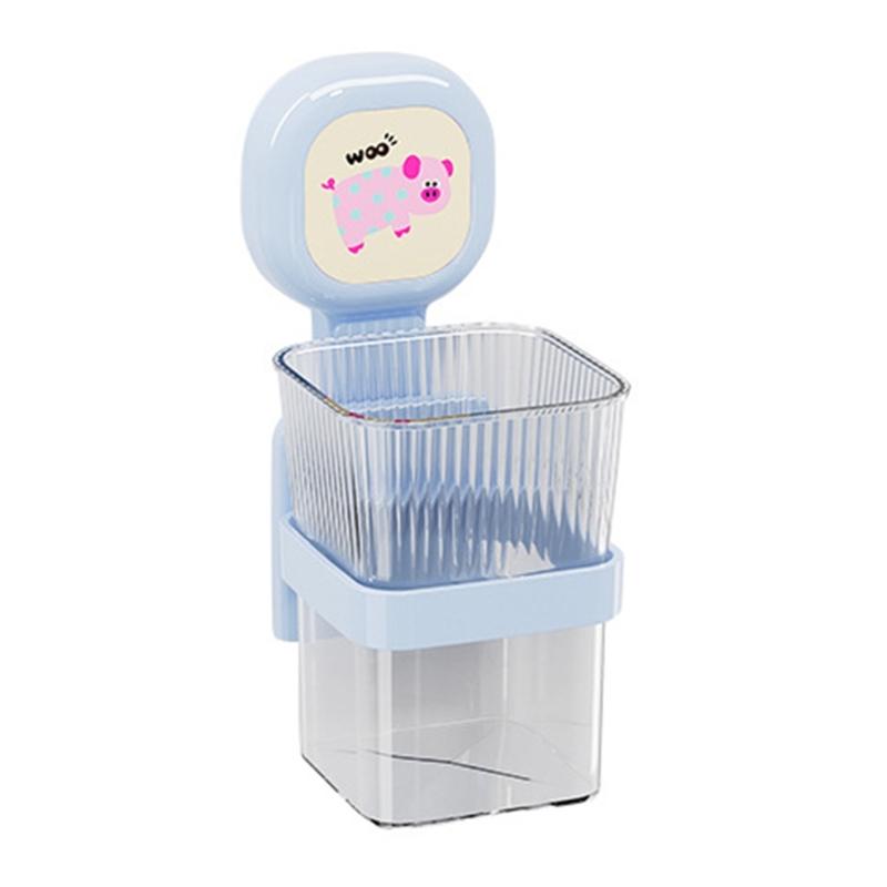 Bathroom Storage Shelf With Suction Cup Holds Firmly Waterproof ABS Plastic Wall Organizers for Small Space Saving