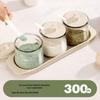 Glass Spice Jar Set with Lids