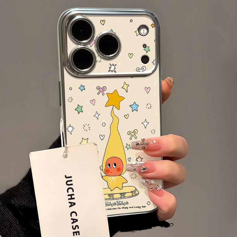 Magic Wand Star Cartoon iPhone 16 Pro Max Case - Cute Couple Style