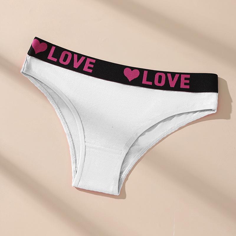 Plus Size Women's Low Waist Triangle Panties - Pure Cotton Sporty Style Underwear