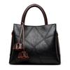 Johnature Luxury Handbag Fashion Large Capacity Women Bag Soft Leather Casual Tote Solid Color Shouler Messenger Bags