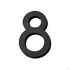 Black Plastic Number 200mm 4