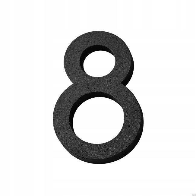 Black Plastic Number 200mm 4