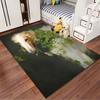 Elegant Dog with Greenery Suitable As a Non-slip Mat for the Living Room or Bedroom Sofa