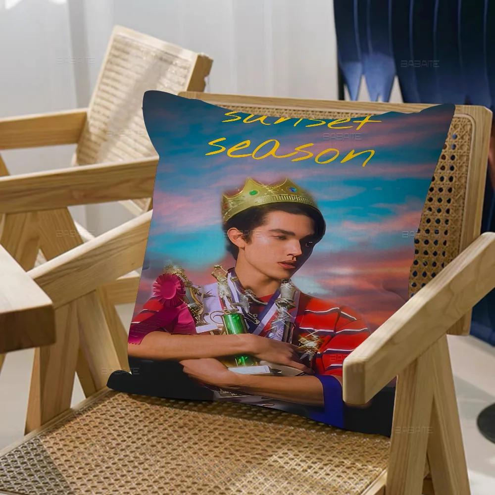 Pop Singer Conan Grays World Tour Decorative Room Aesthetics Pillow Case Home Decor Bedroom Sofa Bed Couch Pillow Cover 45x45