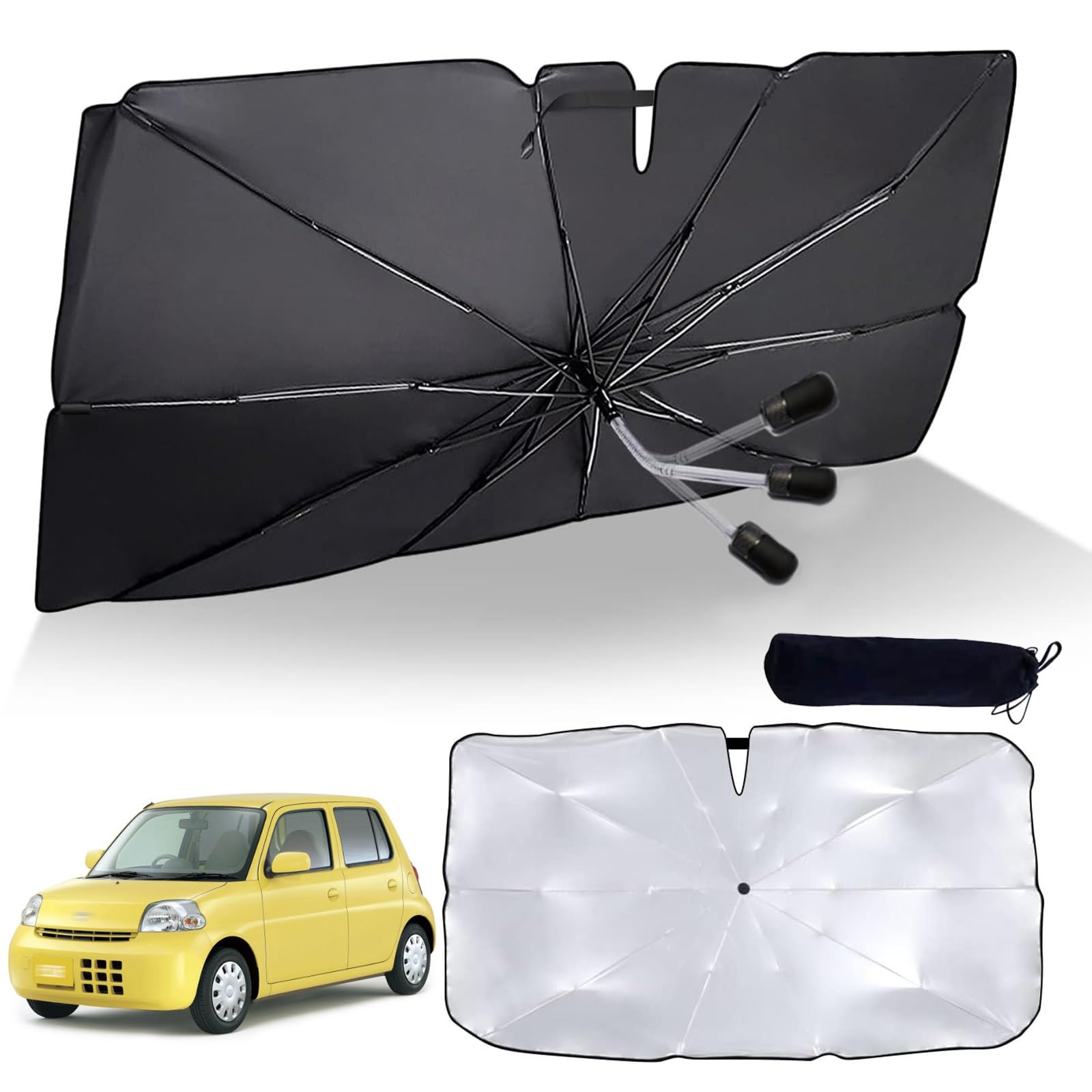 

Daihatsu Essse L235S/245S Type, December 2005 - September 2011, Umbrella Type Sun Shade, 360° Esse