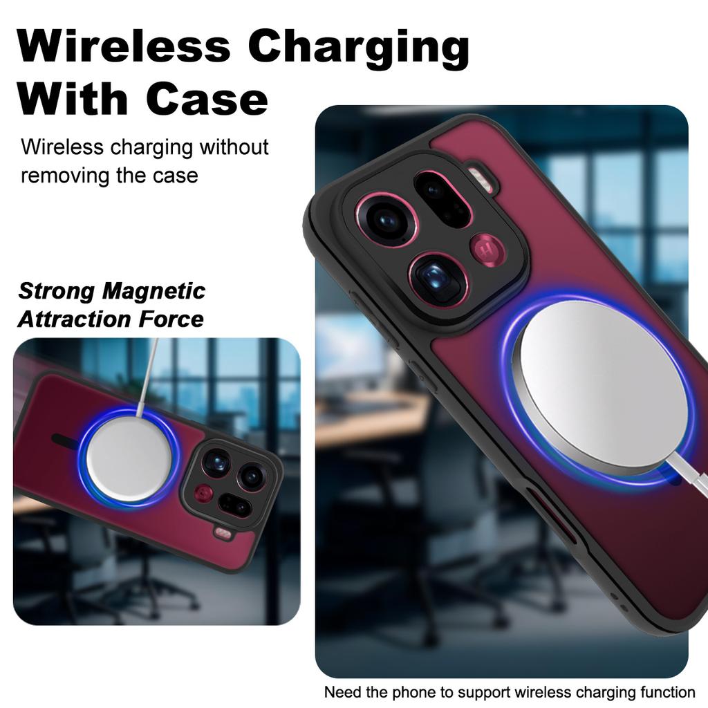 For OPPO Find X9 Pro 5G Phone Case IMAK Case UX-9B Series Magnetic Cover