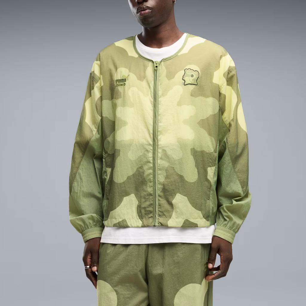 Puma X Cote Divoire Kollaboration Salehe Bembury King Retro Lockerer Reißverschluss Windjacke Herren Jacken 635123-25