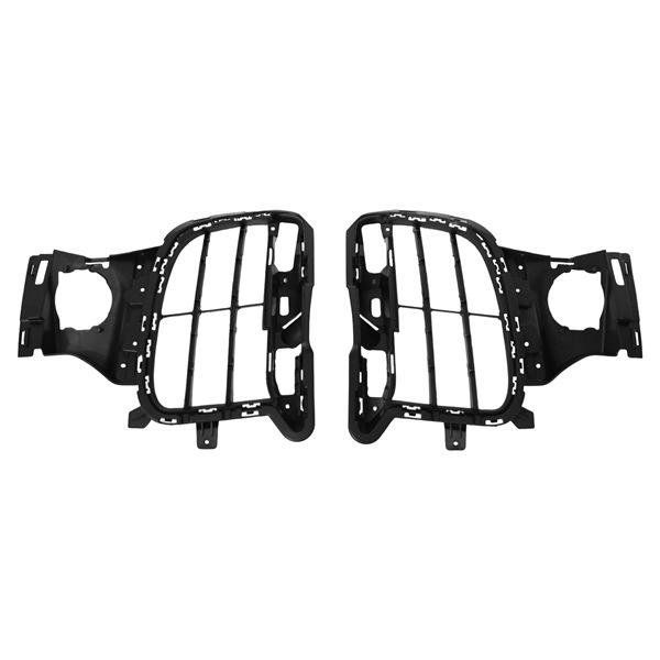 95850568140 & 95850568240 Pair: Front Bumper Grille for 2011-2017 Porsche Cayenne None