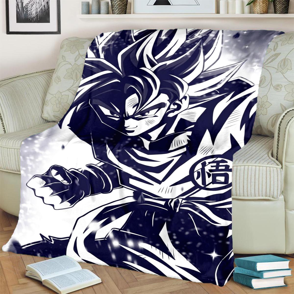 

Warm Dragon Ball! Blanket Flannel Material for Bedrooms, Sofas, Beds, Chairs, Picnics, Travel 75x90cm