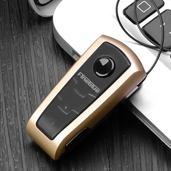 1Pc Fineblue F910 Wireless Earphone Mini Vibration Reminder ABS Bluetooth-compatible 4.0 Retractable Practical Headset for Running