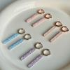 Monograph Piper Earrings Mger0343 14K Gold Plated (Rose Gold + White Cubic Zirconia)