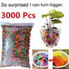 3000 Pcs/lot Creative and Fad Crystal Mud Soil Water Beads Gun Crystal Soft Bullets Waterproofbullet