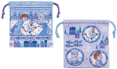 Sada 2 sáčků na svačinu s měchem Skater, Disney Frozen KB64WN, 23, Dívky,