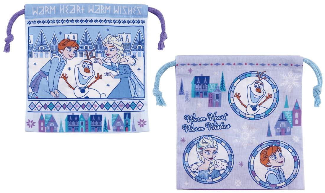

Набір сумок-пеналів на шнурку Disney Frozen KB64WN, 2 шт., 23 см, для дівчат,