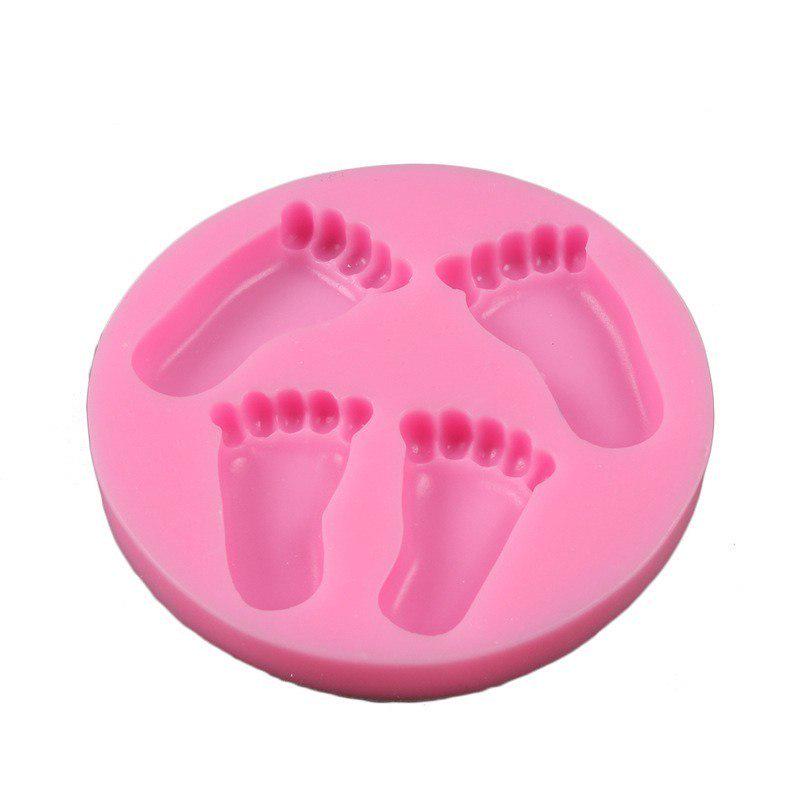 Silicone Mold Footprint Shape DIY Cake Fondant Molds Chocolate Pastry Accessories Decorating Tools