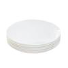Bone Plate Ceramic White Porcelain Plate Bone China Hotel Restaurant Light Plate Home Western Food Plate Pure White Plate