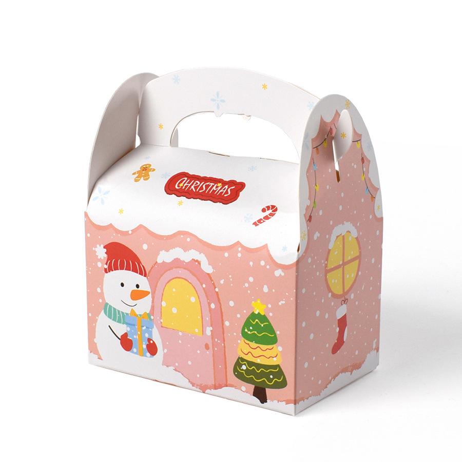 Portable Christmas Graffiti Candy Gift Box - Colorful Folding Paper for Parties