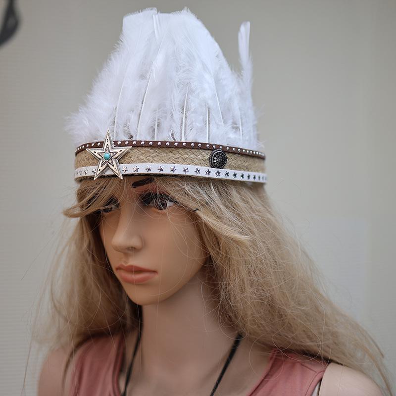 Native American Feather Headdresses: Versatile Styles for Children & Adults, Perfect for Festivals, Performances, and Costumes.