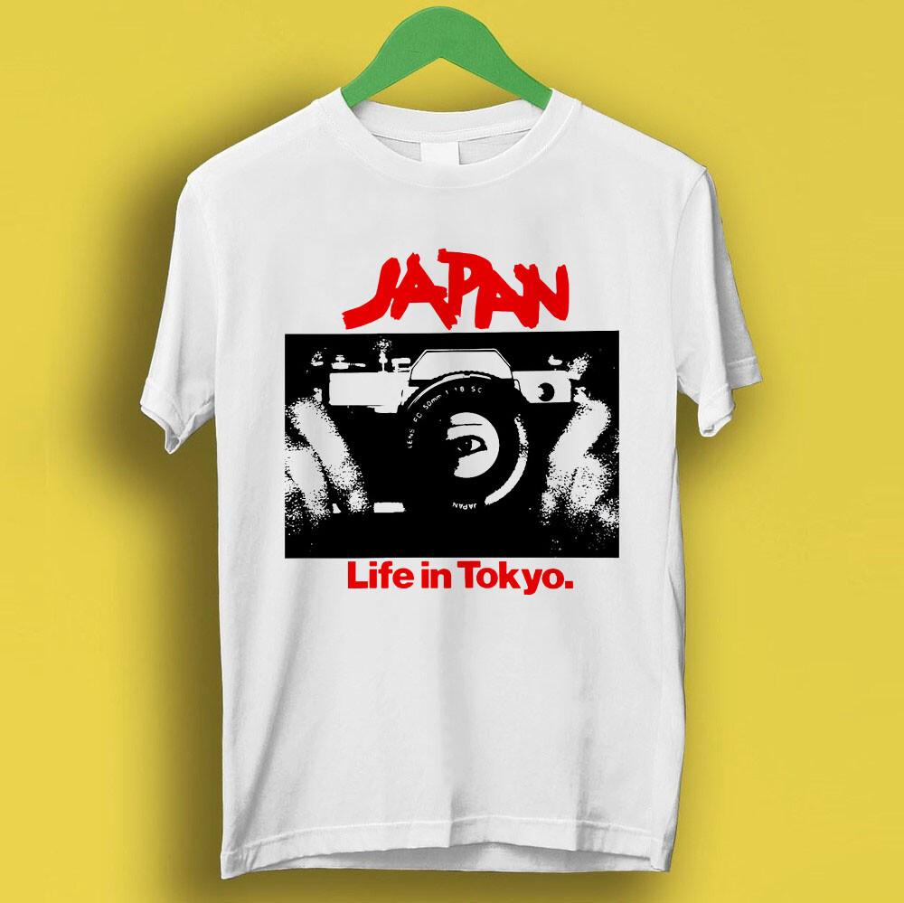 Japan Sylvian Life In Tokyo 80s Music Synth Pop New Wave Gift Tee T Shirt P1564