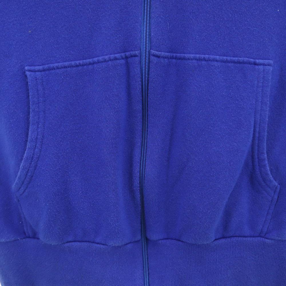 KITSUNE made in Japan Long sleeve sweat Zip hoodie S Blue purple TEE Men's Used