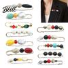 Brooch Alloy Pin Wear-Resistant Anti-Rust Elegant Imitation Stone Design Anti-rust