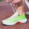 Popcorn carbon board running shoes friction sound breathable mesh ultra-light shock-absorbing sports shoes couple shoes