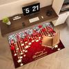 Christmas and New Year gifts cute snowmen Christmas trees Santa Claus carpets home decor non slip seats chair cushions decorative carpets P12