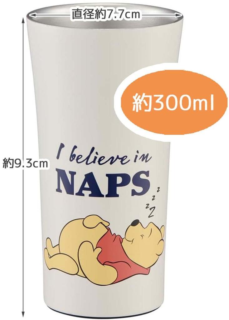 Skater Insulated Stainless Steel Disney Winnie the Pooh Tumbler, 300ml, Design, STB3N-A