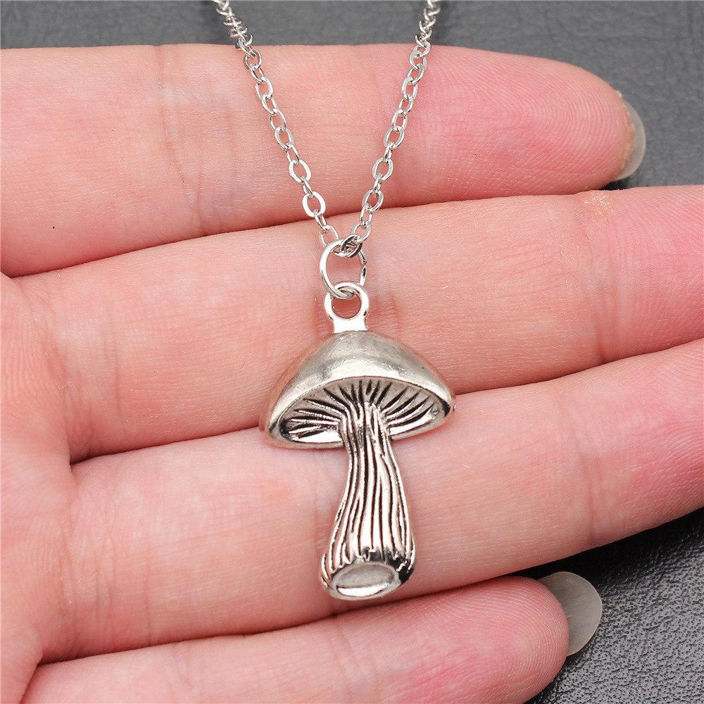 Necklace On The Neck 43cm Chain Clover Mushroom Leaf Kids' Jewelry Materials QN016