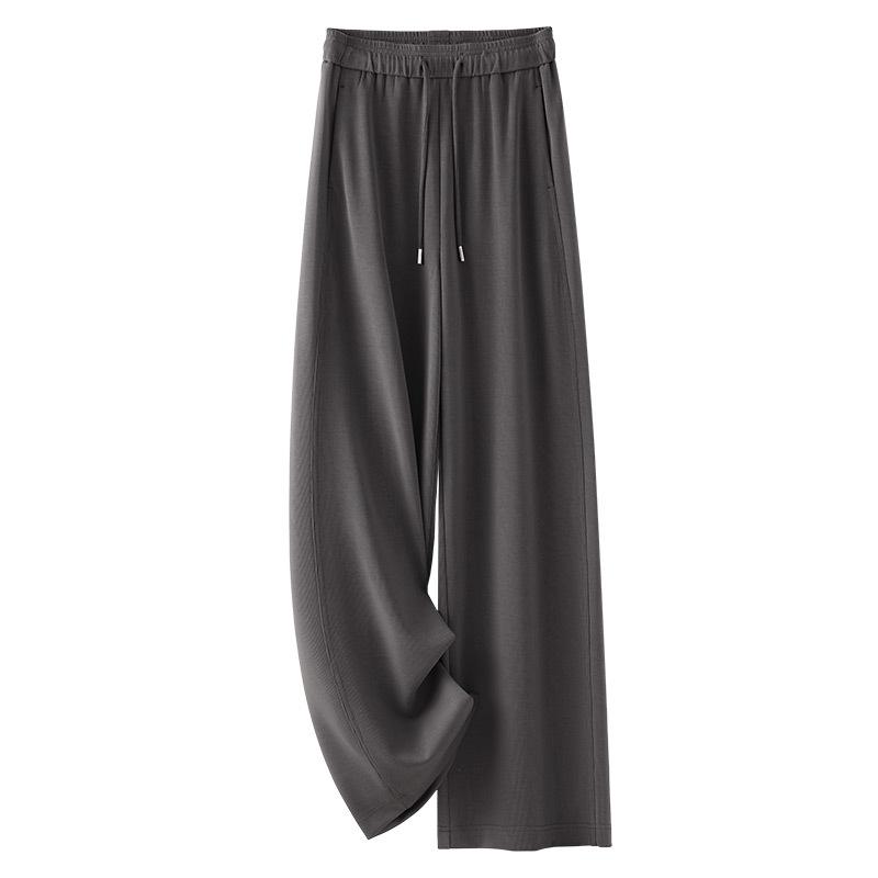 

Women s Gray High-Waist Loose-Fit Sweatpants - Spring 2025 Collection Large серый