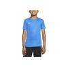 Solid Color Pullover Round Neck T-Shirt Kids Tops Blue BV6741-463