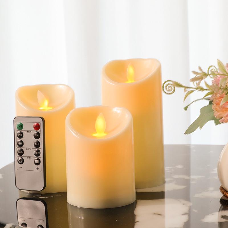 LED Battery Candle Light: Simulated Flame for Birthdays, Romance, Weddings, and Decor