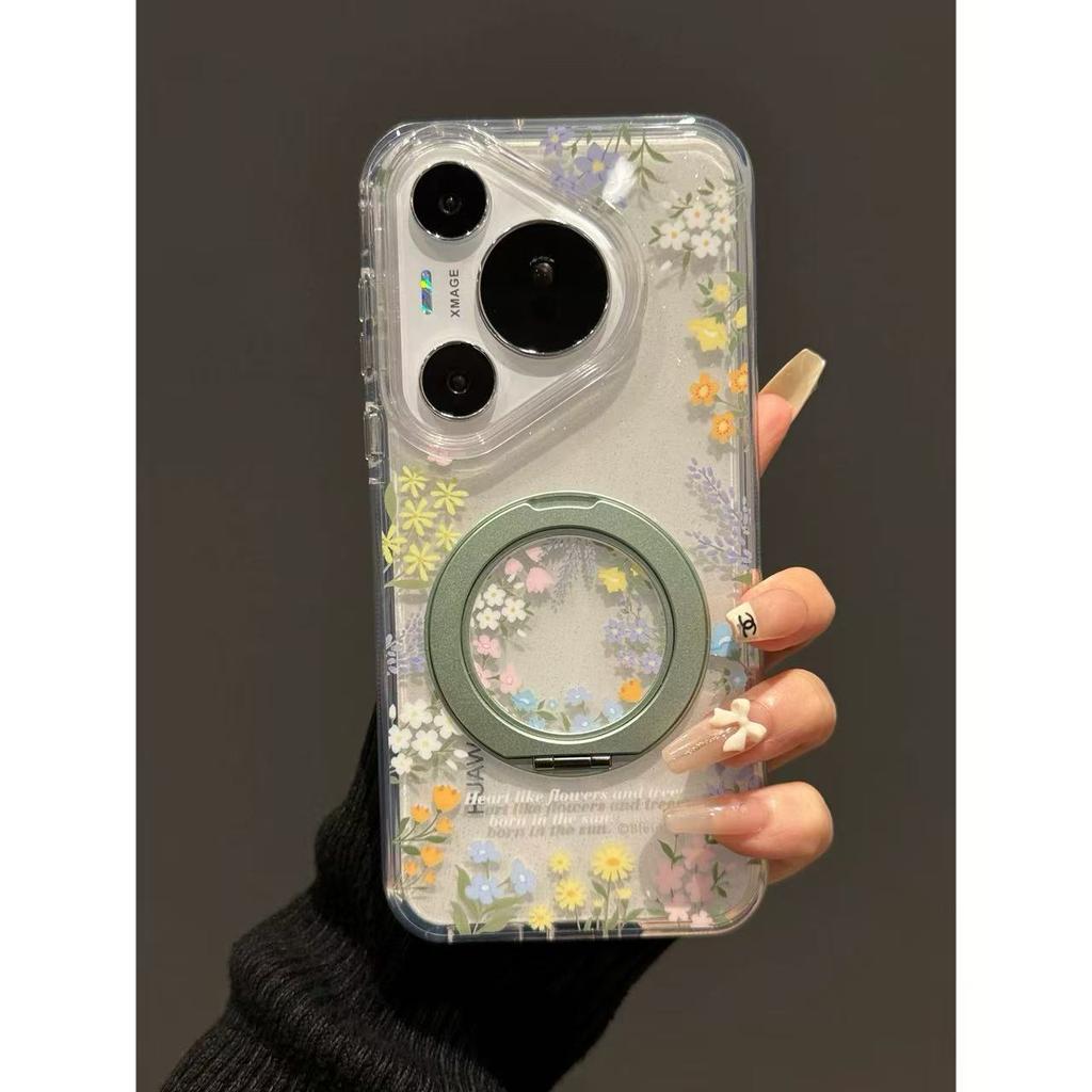 Applicable To Huawei Mate80Promax Mobile Phone Case Huawei Mate80pro Gentle Spring Broken Flowers