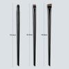 3 teile/satz Klinge Eyeliner Pinsel Augenbraue Pinsel Tragbare Flache Fein Eye Liner Stirn Kontur Make-Up Pinsel Kosmetische Schönheit Make-Up-Tool
