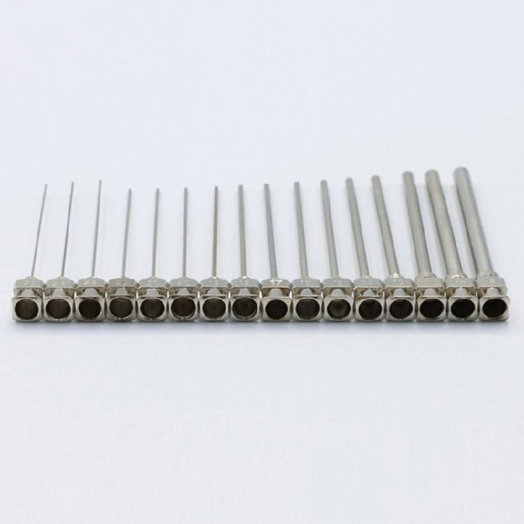 Pack of 12 Long Lastingly Stainless Steel Needle 50mm for Accurate Adhesive Dispensing with Enhancing Flows In DIY Projects