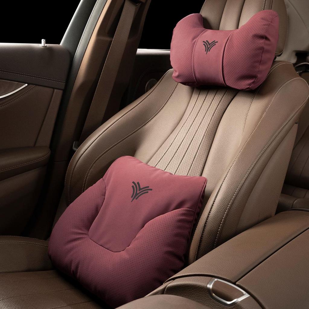 Nezha V/U/S/L/X Car Headrest and Lumbar Support Cushion - Vehicle Neck and Lumbar Pillow Accessories