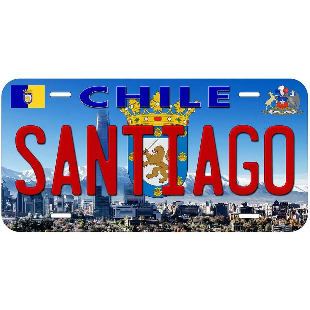 Vintage License Plates for Decoration Signs Barcelona Paris London Amsterdam Tags Metal Automotive Sign for Car Front Wall Decor