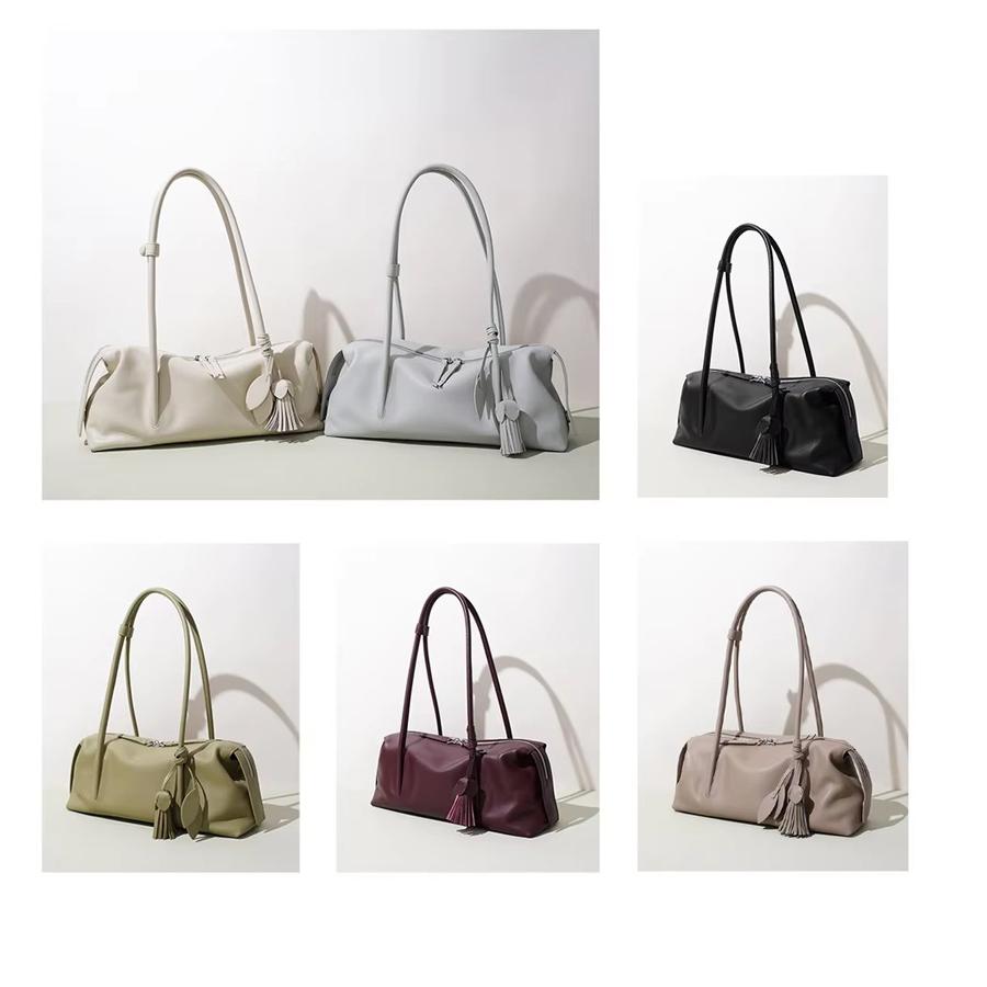 Luxury Handbags Female Underarm Bag Shoulder Bag Women Bags New Fashion 2025 Genuine Cowhide Leather