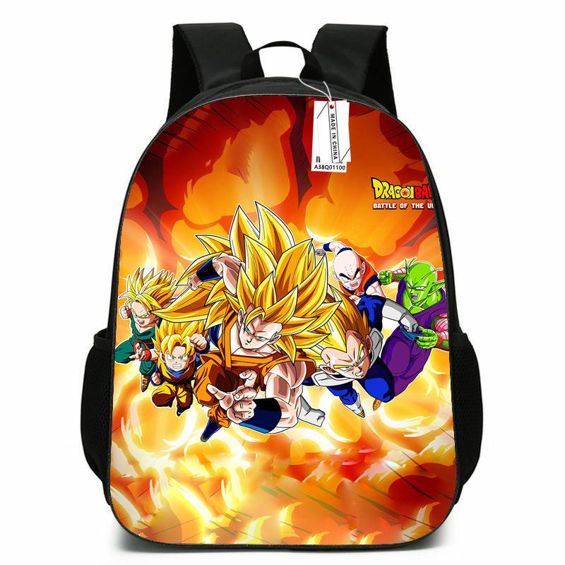 Anime Peripheral Dragon Ball Backpack Dragonball Student School Bag Wukong Polyester Backpack Backpack