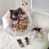 Bouquet Cat Umbrella a Three-fold Fully Automatic Sunshade Umbrella with Sun Protection UV Protection and Rain Protection