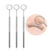 5/9/10 Stück Edelstahl Dental Mundspiegel Antibeschlag Zähne Inspektion Mundwerkzeug Handheld Wimpernverlängerung Inspektionsspiegel