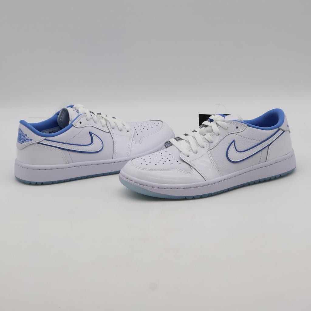 DD9315-118 Nike Air Jordan 1 Low Golf White Blue Tint Legend Blue (Men's)