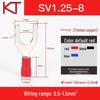 KT Keshitong Fork Pre-insulated Purple Copper Crimp Terminal Connector, SV1.25 Series.