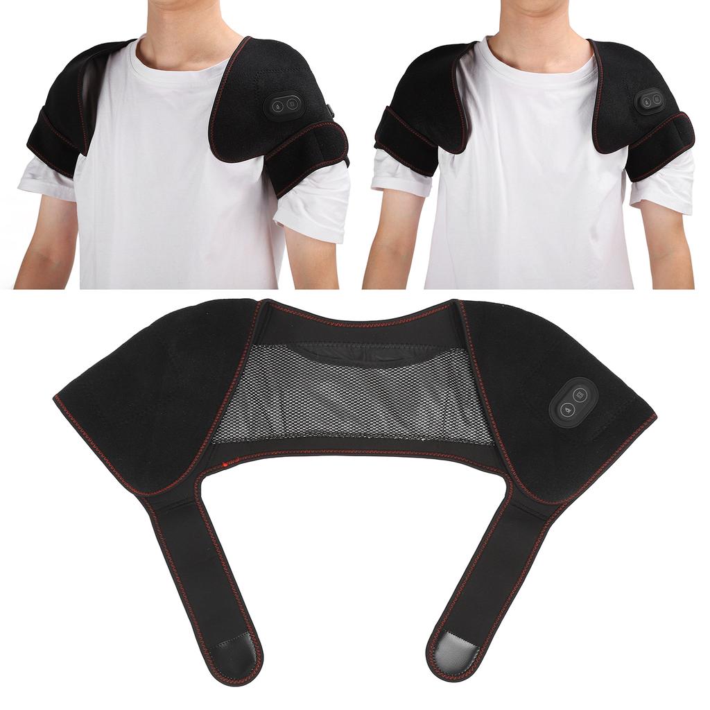 Heating Shoulder Pad Stiffness Relief USB Charging Warm Massage Function Electric Heated Shoulder Wrap