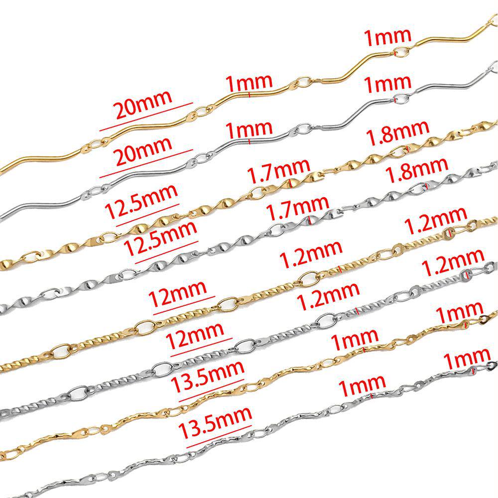 Stainless Steel Electroplated Curved Stick Pendant for DIY Jewelry